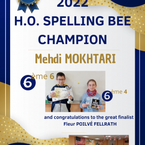 Spelling BEE CHAMPION